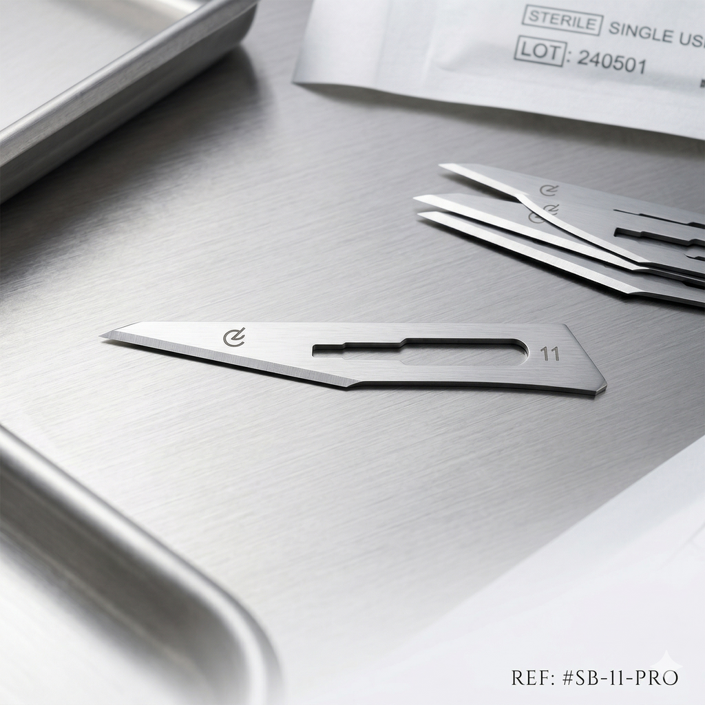 Lot 100 Lames Scalpel Chirurgical N°11 Stériles – Acier Carbone