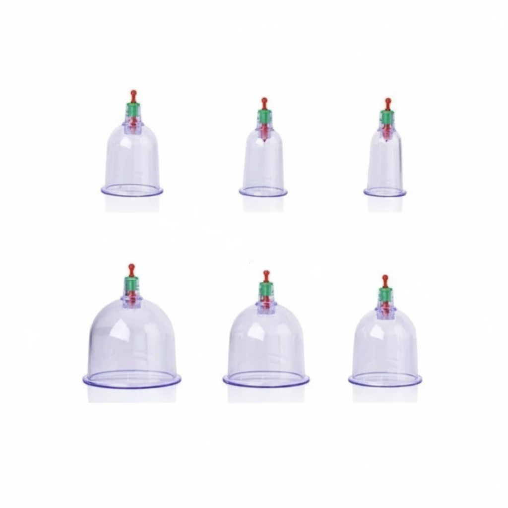 Les 6 tailles de ventouses hijama sans texte